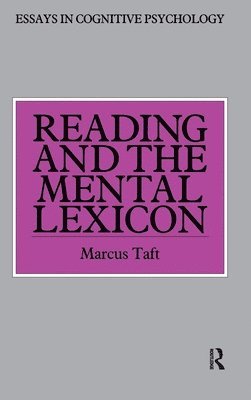 bokomslag Reading and the Mental Lexicon