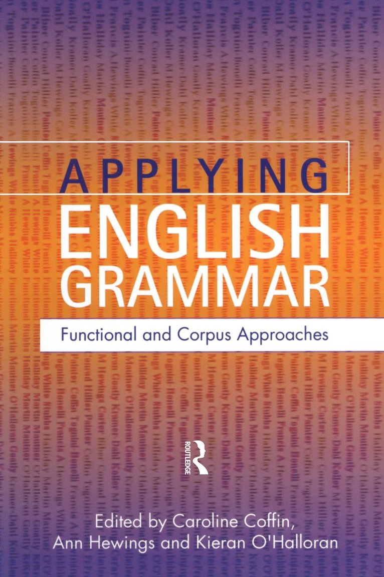 Caroline Coffin, Ann Hewings, Kieran O'Halloran - Applying English Grammar., Inbunden