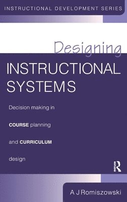 bokomslag Designing Instructional Systems