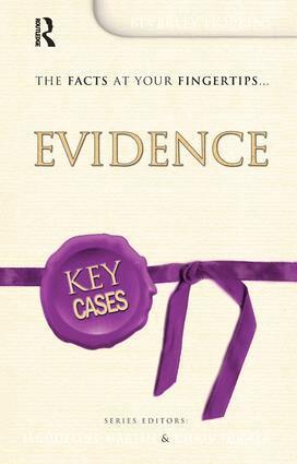 Beverley Hopkins, Emma Washbourne - Key Cases: Evidence, Inbunden
