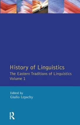 Giulio C. Lepschy, Giulio C. Lepschy - History of Linguistics Volume I, Inbunden