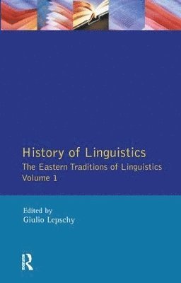 bokomslag History of Linguistics Volume I