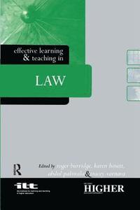bokomslag Effective Learning and Teaching in Law