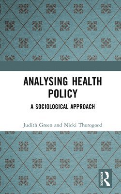 bokomslag Analysing Health Policy