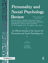 bokomslag Theory Construction in Social Personality Psychology