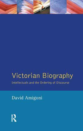 David Amigoni - Victorian Biography, Inbunden