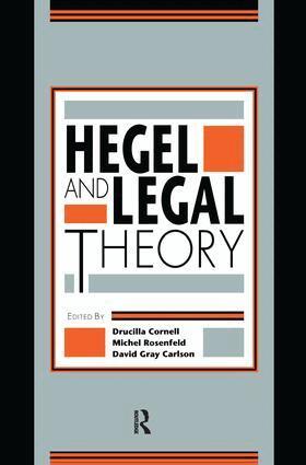 ucilla Cornell, Michel Rosenfeld, David Gray Carlson - Hegel and Legal Theory, Inbunden
