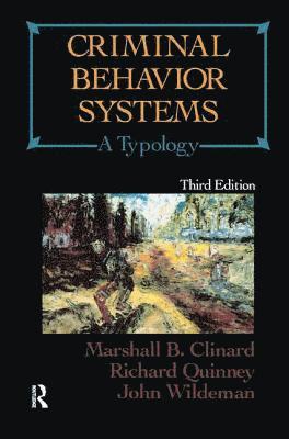 bokomslag Criminal Behavior Systems