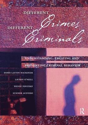 bokomslag Different Crimes, Different Criminals