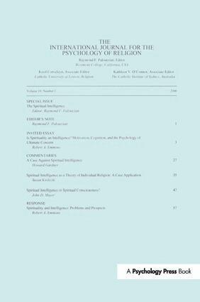 Raymond F. Paloutzian - Spiritual Intelligence, Inbunden