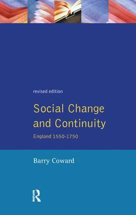 Barry Coward - Social Change and Continuity, Inbunden