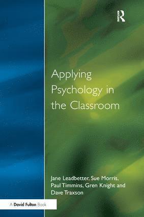 bokomslag Applying Psychology in the Classroom