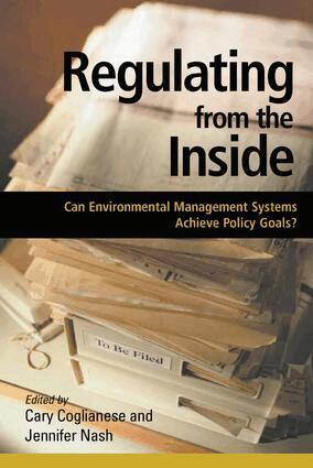 Cary Coglianese - Regulating from the Inside, Inbunden