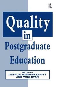 bokomslag Quality in Postgraduate Education