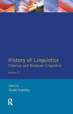 bokomslag History of Linguistics Volume II