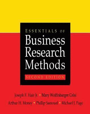 bokomslag Essentials of Business Research Methods