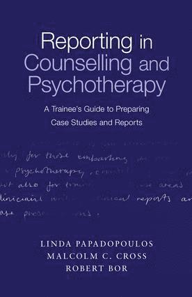 bokomslag Reporting in Counselling and Psychotherapy