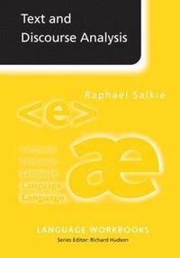 bokomslag Text and Discourse Analysis