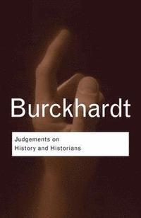 bokomslag Judgements on History and Historians