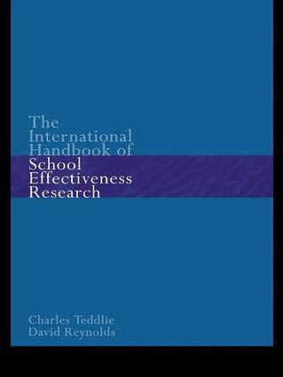 David Reynolds, Charles Teddlie - International Handbook of School Effectiveness Research, Inbunden