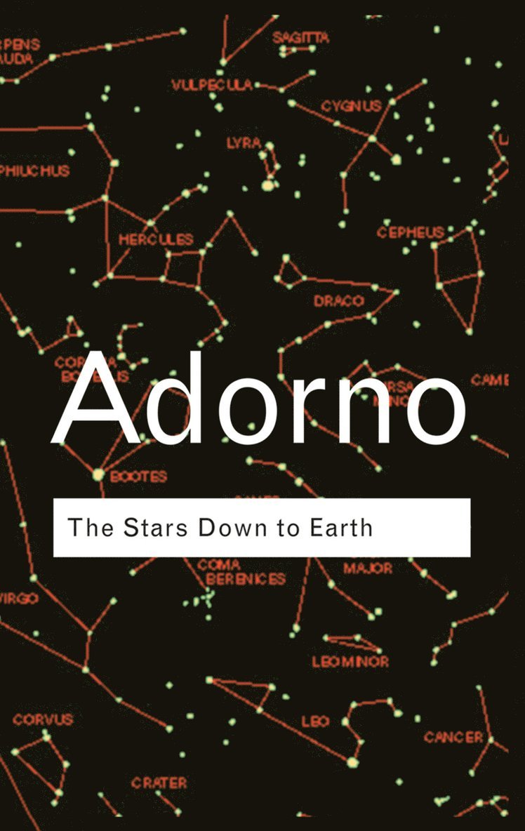 Theodor Adorno - Stars Down to Earth, Inbunden