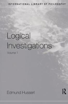 Logical Investigations Volume 1 1
