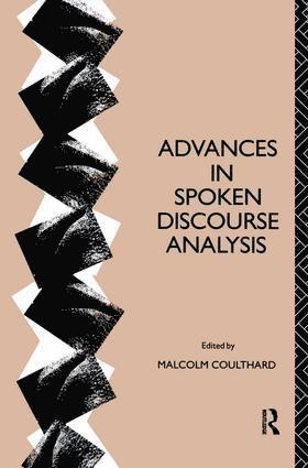 Advances in Spoken Discourse Analysis 1