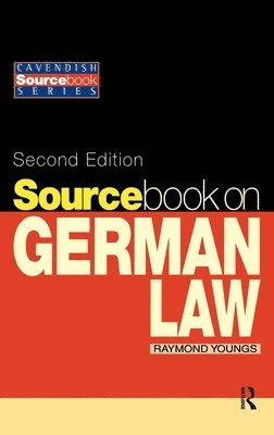 bokomslag Sourcebook on German Law
