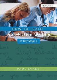 bokomslag How to Teach Non-Fiction Writing at Key Stage 3