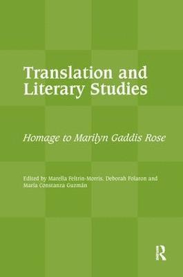 bokomslag Translation and Literary Studies