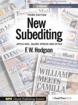 bokomslag New Subediting