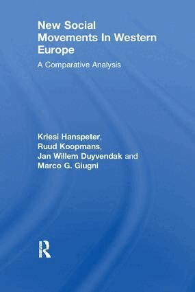 Kriesi Hanspeter, Ruud Koopmans, Jan Willem Duyvendak, Marco G. Giugni - New Social Movements In Western Europe, Inbunden