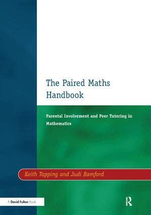 Judi Bamford, Keith J. Topping - Paired Maths Handbook, Inbunden