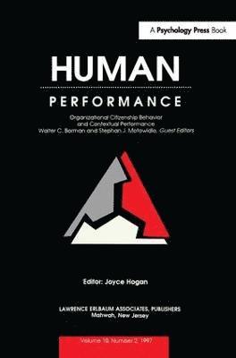 bokomslag Organizational Citizenship Behavior and Contextual Performance