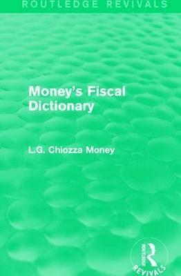 bokomslag Money's Fiscal Dictionary