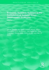 bokomslag Economic Research Relevant to the Formulation of National Urban Development Strategies