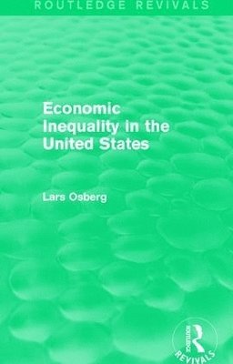 bokomslag Economic Inequality in the United States