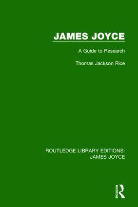 Thomas Jackson Rice - James Joyce, Inbunden