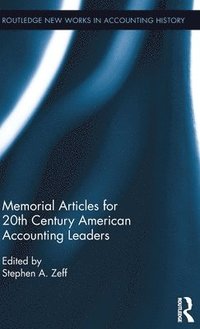 bokomslag Memorial Articles for 20th Century American Accounting Leaders