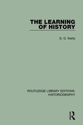 D. G. Watts - Learning of History, Häftad