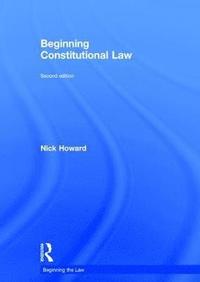 bokomslag Beginning Constitutional Law