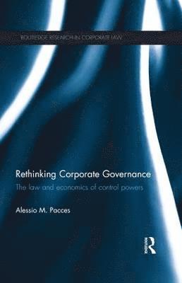 Rethinking Corporate Governance 1