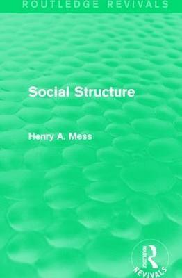 bokomslag Social Structure