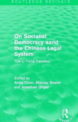 bokomslag On Socialist Democracy and the Chinese Legal System