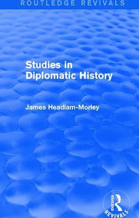 bokomslag Studies in Diplomatic History