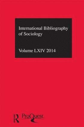 IBSS: Sociology: 2014 Vol.64