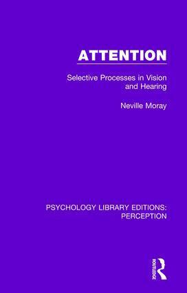 Neville Moray - Attention, Inbunden