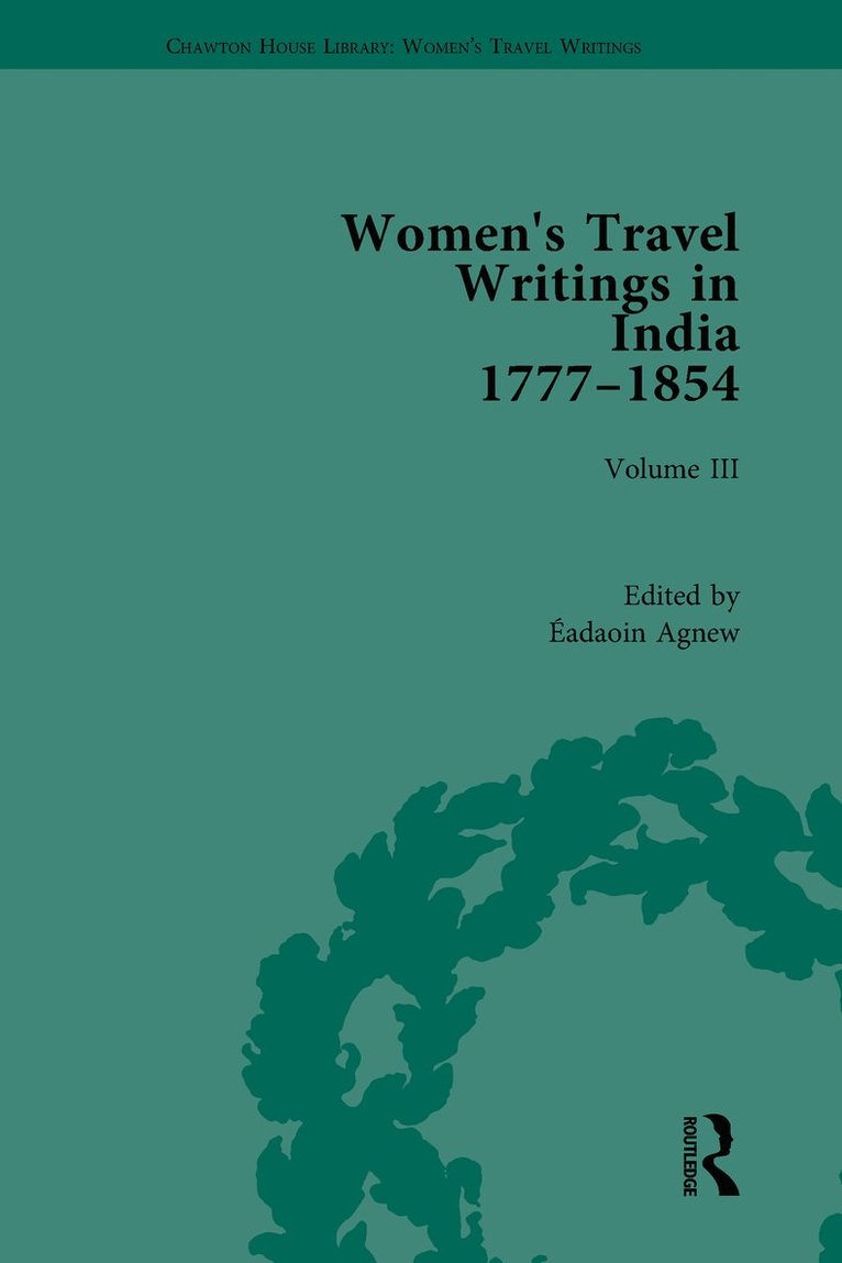 Women's Travel Writings in India 17771854 1