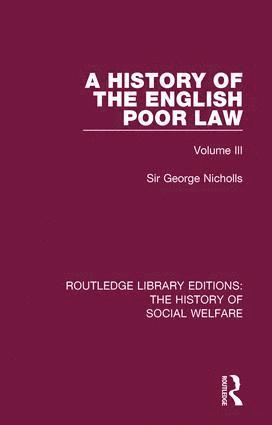 History of the English Poor Law