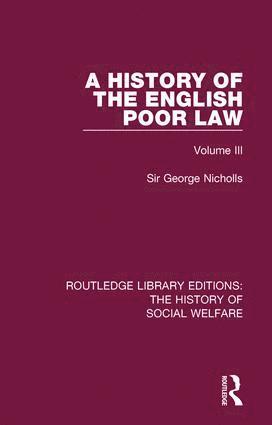 History of the English Poor Law